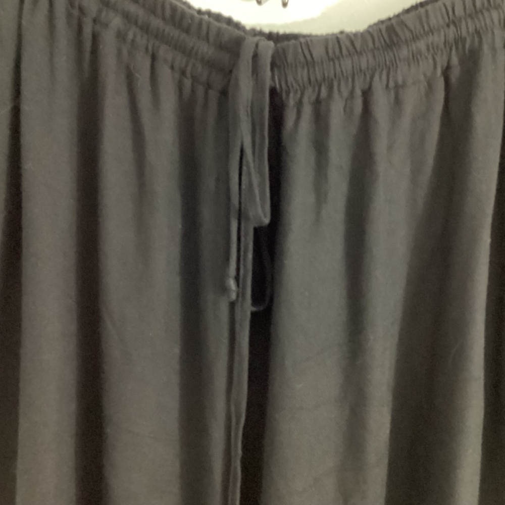 NWT DR2 DANIEL RAIN PLUS 3X BLACK RAYON ANKLE PANTS ELASTIC WAIST RELAXED FIT - Picture 7 of 11